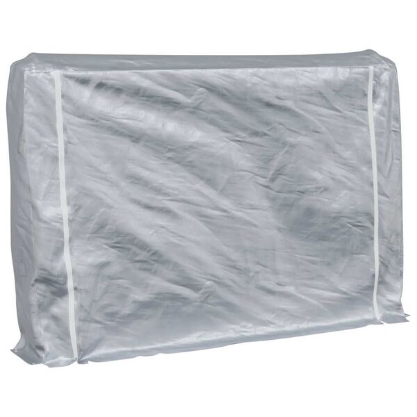 vidaXL Rastrelliera per Legna con Filo d'Acciaio Acciaio Zincato