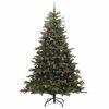 vidaXL Albero di Natale artificiale con 300 LED Verde 240 cm