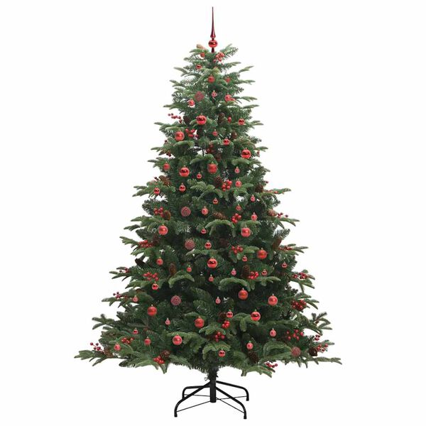 vidaXL Albero di Natale artificiale con 300 LED Verde 240 cm