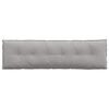 vidaXL Cuscino per Schiena Grigio chiaro 180 x 50 cm