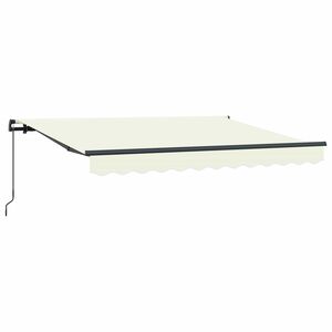 vidaXL Tenda retrattile Crema 250 x 200 cm Tessuto