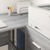 vidaXL Credenza con cassetto Grigio Sonoma 38 x 34 x 75 cm