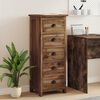 vidaXL Cassettiera Marrone 45 x 35 x 110 cm Legno di teak solido