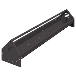 vidaXL Mangiatoia per polli Nero 108 x 20,5 x 20 cm