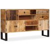 vidaXL Credenza in Legno Massello di Mango 140x30x80 cm
