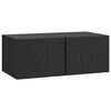 vidaXL Mobile Porta TV da Muro 78,5 x 41 x 30 cm Nero