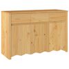 vidaXL Credenza con cassetto Drammen Rovere 114 x 43 x 75,5 cm