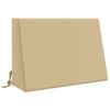 vidaXL Cuscino per schienale SOEST 100% Poliestere Beige