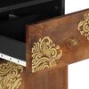 vidaXL Credenza con cassetto marrone ambrato 38 x 33 x 160 cm