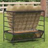 vidaXL Mangiatore per Bestiame Argento 100 x 60 x 90 cm