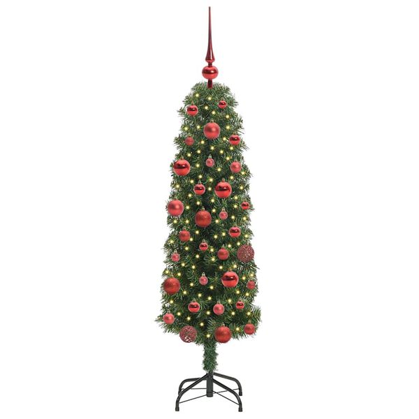 vidaXL Albero di Natale artificiale con 150 LED Verde 150 cm