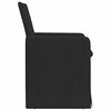 vidaXL Sedie da pranzo 2 pcs Nero 57 x 67 x 95 cm Tessuto