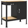 vidaXL Banco da lavoro con cassetto con blocco Nero 90 x 49 x 91 cm