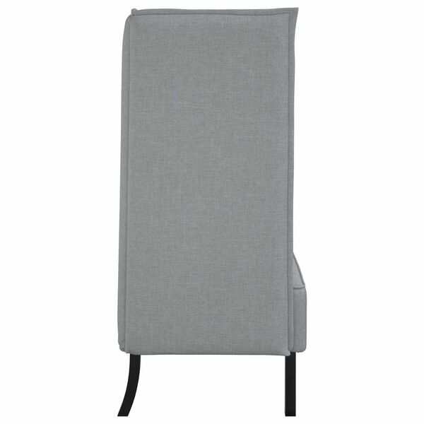 vidaXL Divano alto Grigio chiaro 109 x 56 x 121 cm Tessuto