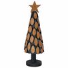 vidaXL Albero di Natale Marrone 61 cm Legno massello di teak