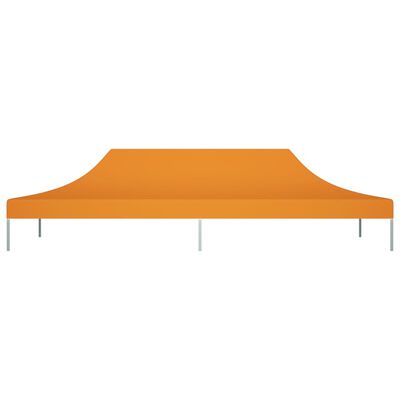 vidaXL Tetto per Tendone per Feste 6x3 m Arancione 270 g/m²