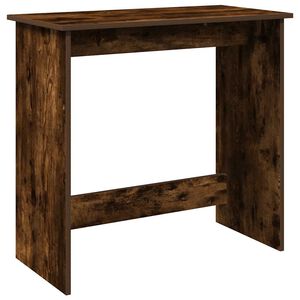 vidaXL Scrivania Rovere Fumo 80x40x75 cm in Legno Multistrato