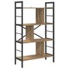 vidaXL Libreria Rovere artigianale 75 x 30 x 123,5 cm