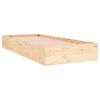 vidaXL Giroletto in Legno Massello 75x190 cm Small Single