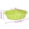 vidaXL Sabbiere 2 pz Verdi 77x87x21 cm in Plastica