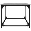 vidaXL Tavolino Grigio Sonoma 102x50x40cm in Legno Multistrato e Ferro