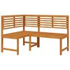 vidaXL Panca da Giardino ad Angolo 140 cm Legno Massello Acacia