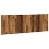 vidaXL Testiera a Parete Legno Antico 240x1,5x80 cm in Truciolato