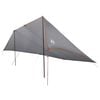 vidaXL Tenda da veicolo Grigio e arancione 518 x 580 x 215 cm