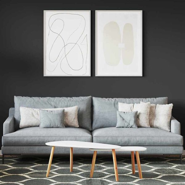 vidaXL Pittura murale Nero 16,5 x 16,5 x 15,9 cm Stampa da parete