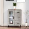 vidaXL Credenza Grigio Cemento 69,5x34x90 cm in Legno Multistrato