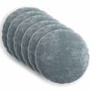 vidaXL Federa 6 pz HEERLEN Azzurro &Oslash; 40 cm Tessuto Chenille
