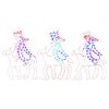 vidaXL Figura di Natale dei Tre Re Magi con 504 LED 70x50 cm