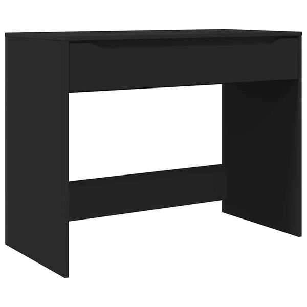 vidaXL Scrivania con cassetto Nero 100 x 50 x 78 cm Legno multistrato