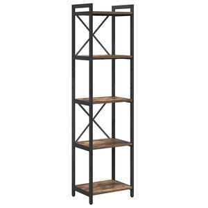 vidaXL Libreria 40 x 30 x 155 cm Legno ingegnerizzato Rovere fum&eacute;