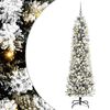 vidaXL Albero di Natale artificiale con 300 LED Bianco 180 cm
