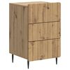 vidaXL Armadio da Notte Rovere Artigianale 43x 41 x 68 cm