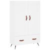 vidaXL Credenza Bianca 69,5x31x115 cm in Legno Multistrato