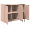 vidaXL Credenza Rosa 100,5x39x79 cm in Acciaio