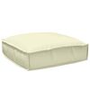 vidaXL Cuscino per seduta pallet Crema 50 x 50 x 12 cm Tessuto Oxford