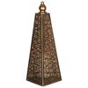 Luxform Lighting Luce LED a Batteria Pyramid 45 cm Rame