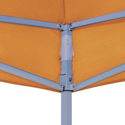 vidaXL Tetto per Tendone per Feste 3x3 m Arancione 270 g/m²