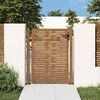 vidaXL Cancello da giardino 100x125 cm in acciaio Corten design quadrato