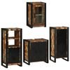 vidaXL Set di mobili per il bagno 4 pz Multicolore 55 x 35 x 60 cm