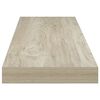 vidaXL Scaffali a Parete 4 pz Rovere 90x23,5x3,8 cm in MDF