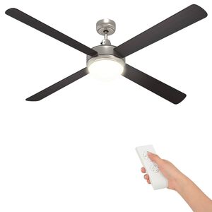 vidaXL Ventilatore da soffitto con luce e telecomando &Oslash; 130 cm