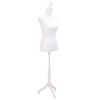 vidaXL Busto Sartoriale Donna Bianco