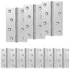 vidaXL Cerniera 12 pz 89 x 54 x 5 mm Argento Acciaio