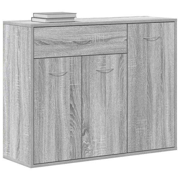 vidaXL Credenza Grigio Sonoma 88x30x70 cm in Legno Ingegnerizzato