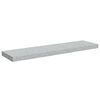 vidaXL Scaffali a Parete 4 pz Grigio Cemento 90x23,5x3,8 cm in MDF