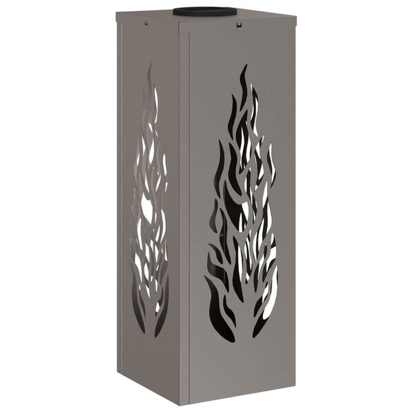 vidaXL Faro LED solare per sentieri 2 pcs Acciaio Corten